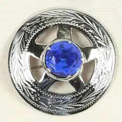 Sash Brooch - Sapphire