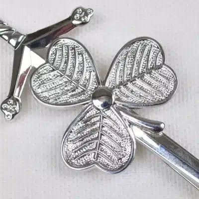 Kilt Pin - Irish Clover - Image 2