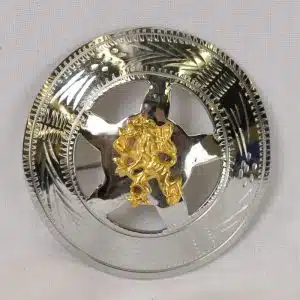 Brooch - Gold Rampant Lion