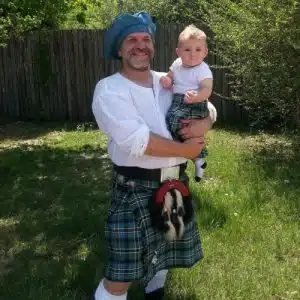 Green Scott Baby Sport Kilt