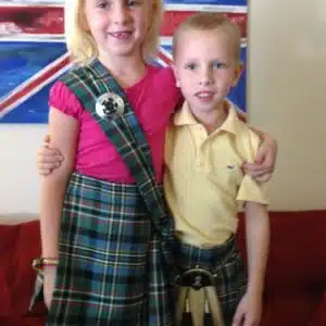 Green Scott Youth Sport Kilt