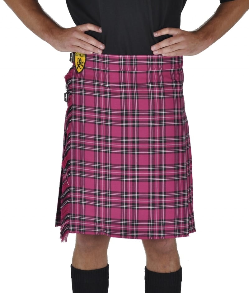 Pink Stewart Works Kilt - Image 4