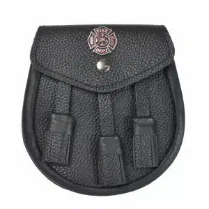 Fireman's Cross Sporran - Red