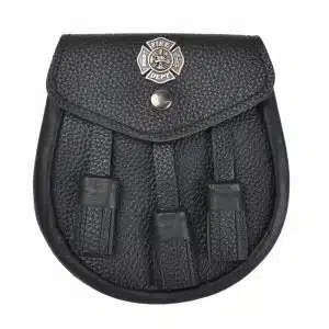 Fireman's Cross Sporran - Steel