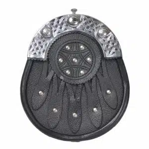 Silver Studded Dress Sporran