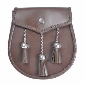 Brown Saddle Leather Sporran