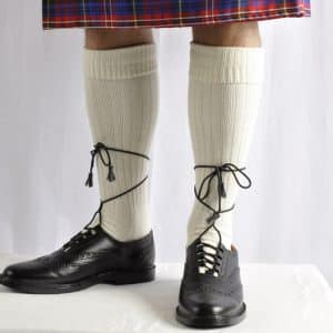 Contemporary Natural Kilt Hose