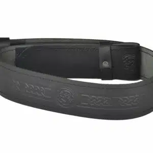 Embossed Black Leather Celtic Knot Belt