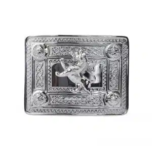Rampant Lion Emblem Belt Buckle