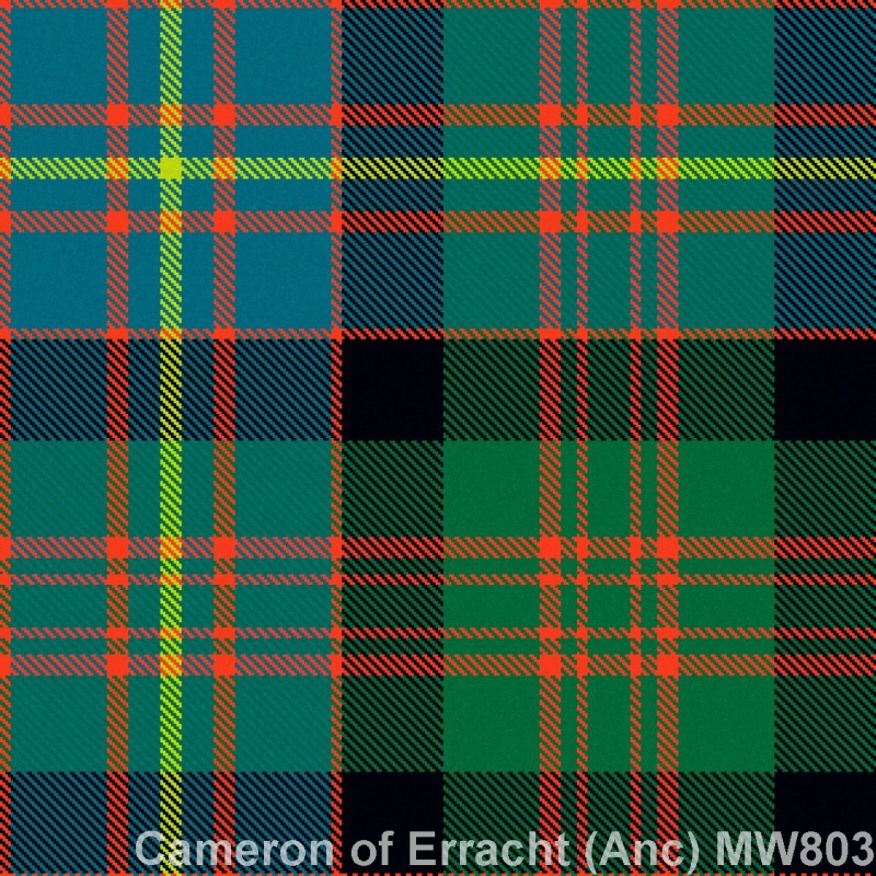 MacDonald Clan 100% Wool Scottish Mens Tartan Tie 