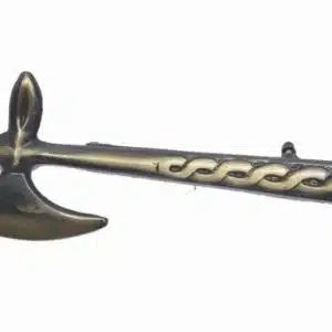 Large Battle Axe Pin - Bronze finish