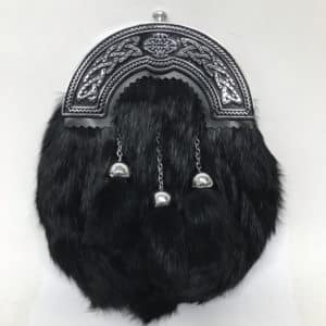 Black Enamel Dress Sporran