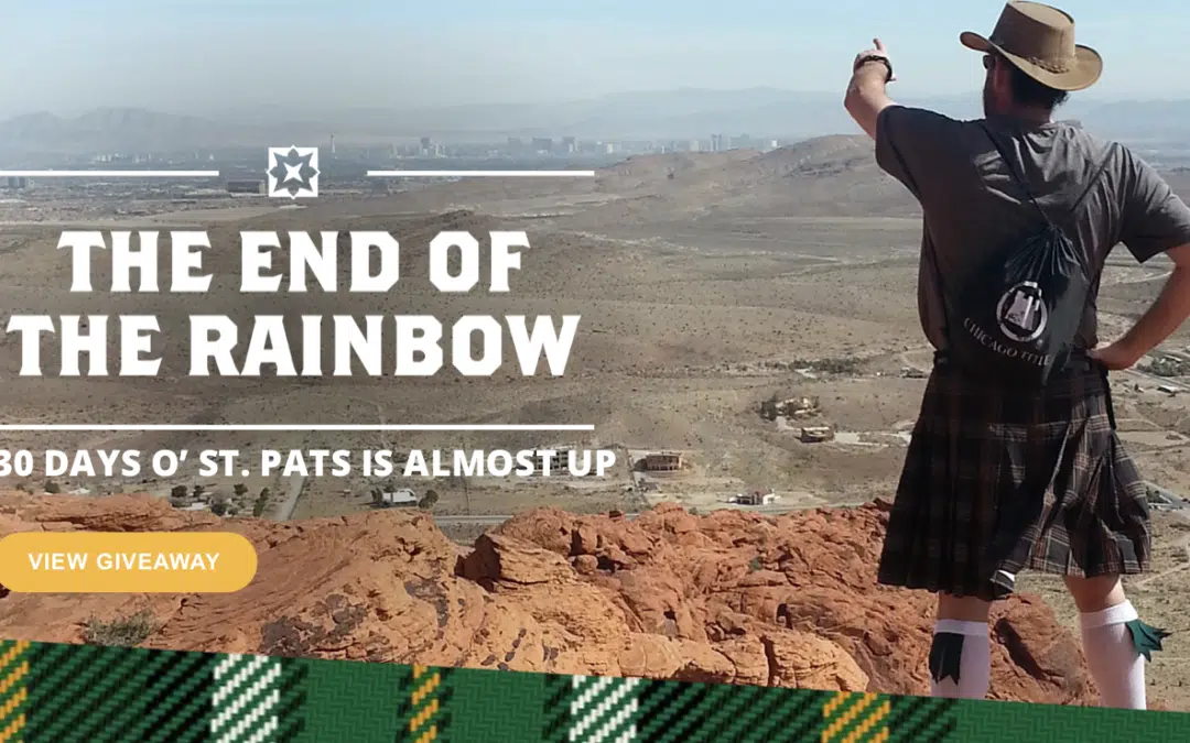 Last Days of 30 Days O’St. Pats. Giveaway