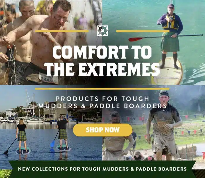 New Collections For Tough Mudders & Paddle Boarders
