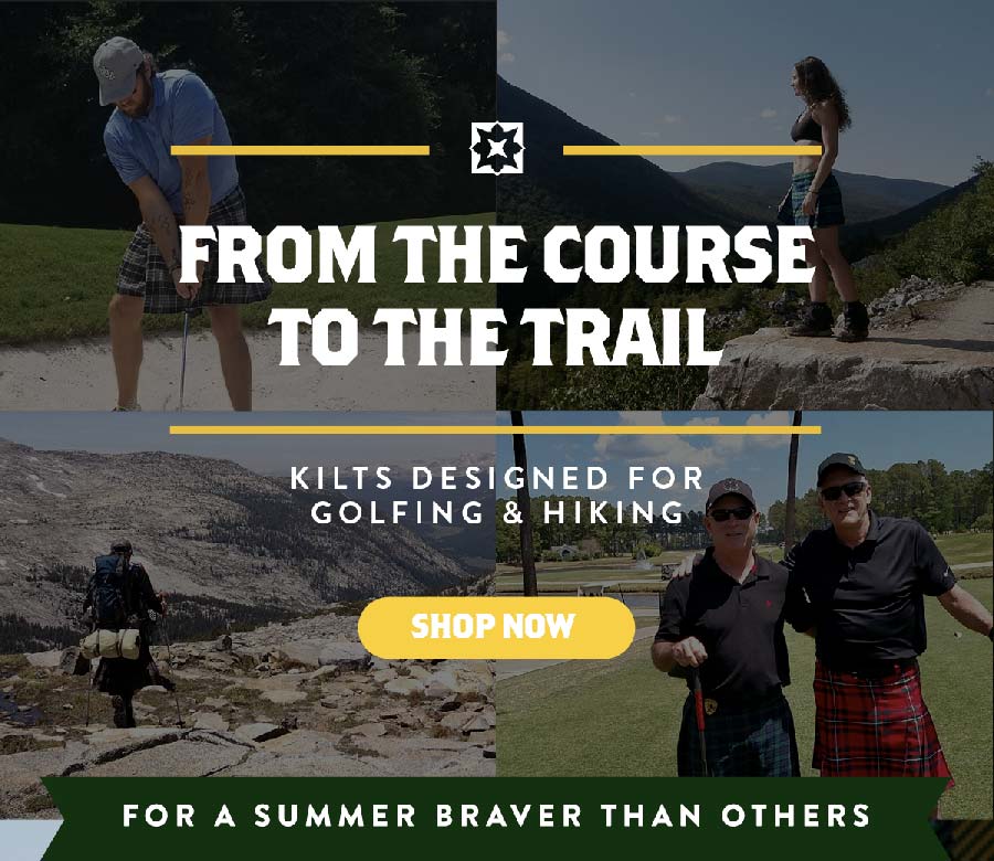 Kilts designed for golfing & hiking - Sport Kilt