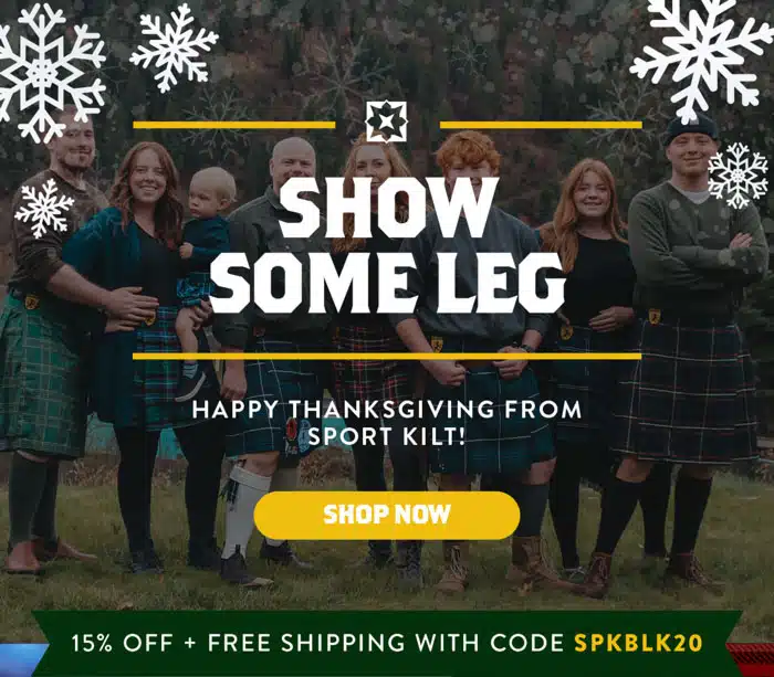 Happy Thanksgiving from Sport Kilt!