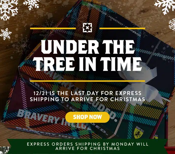 Get Your Kilt For Christmas – Order By Monday!