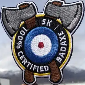 Kilted Axe Throwing Morale Patch / Merit Badge