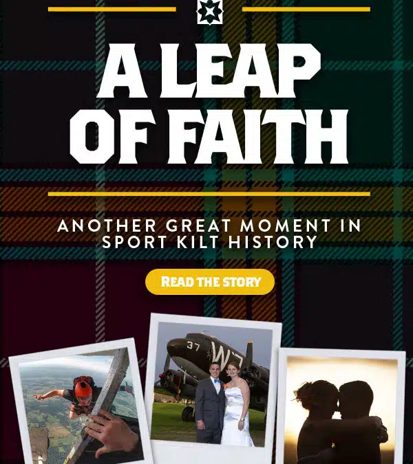 Moment in Sport Kilt History: Kilt Jump