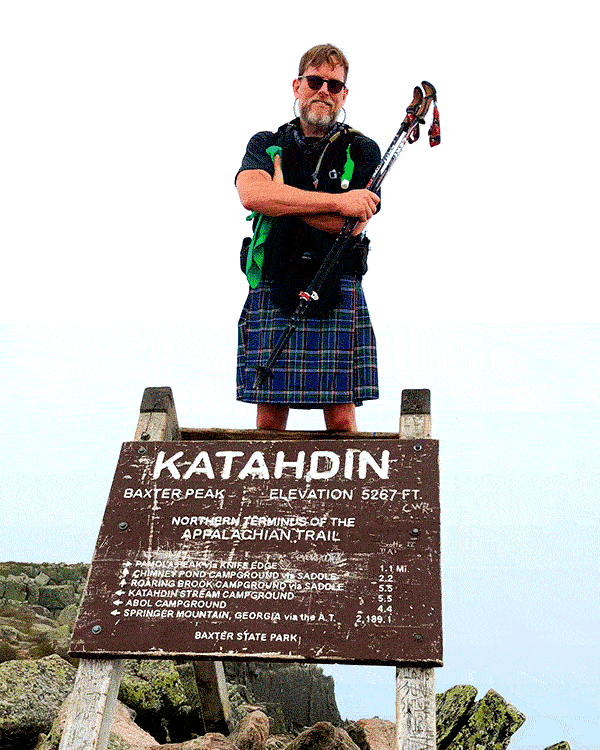 Keep Going Up In Our Hiking Kilts