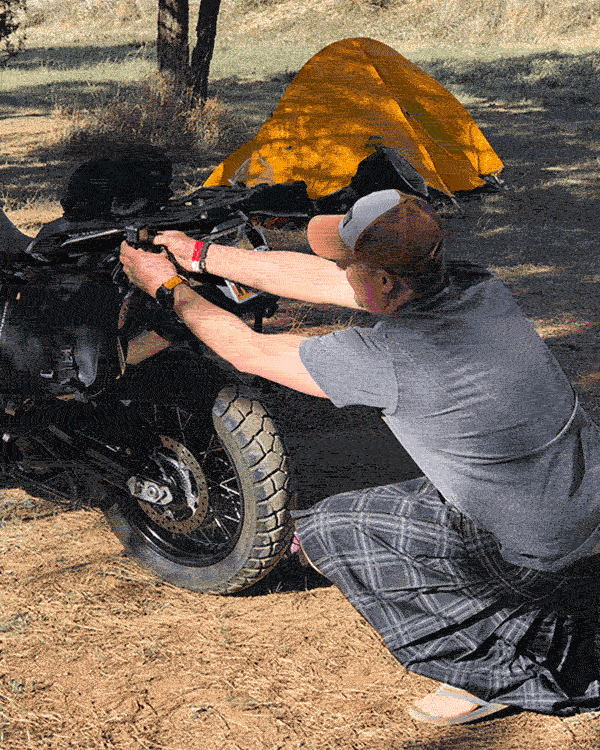 Kilted Camping
