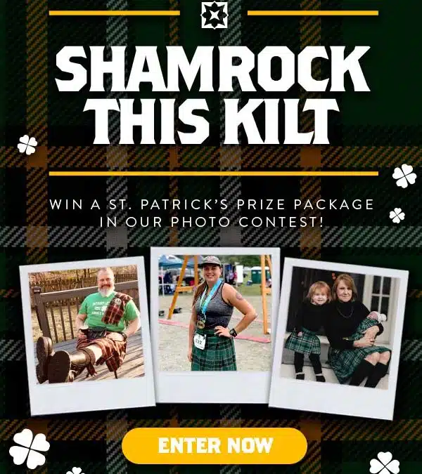 Shamrocking this Kilt Photo Contest
