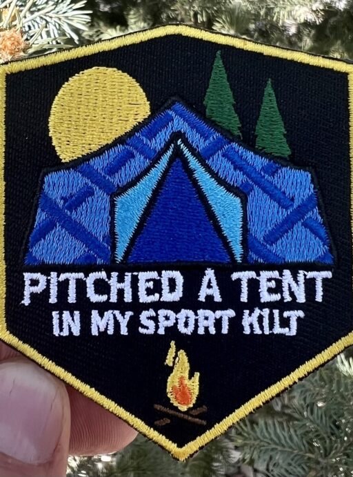PitchedATent