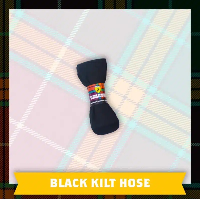 Black Kilt Hose