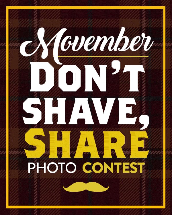 11-3---Movember The only look that’s more attractive than wearing a kilt is sporting a mug rug. Show us your mustache/kilt combo and you could win a $50 Sport Kilt gift certificate. Contest is open through November 30th, and we’ll announce the winners next month. Want an extra entry? Make a video featuring you and your face lace and tag us on social media!