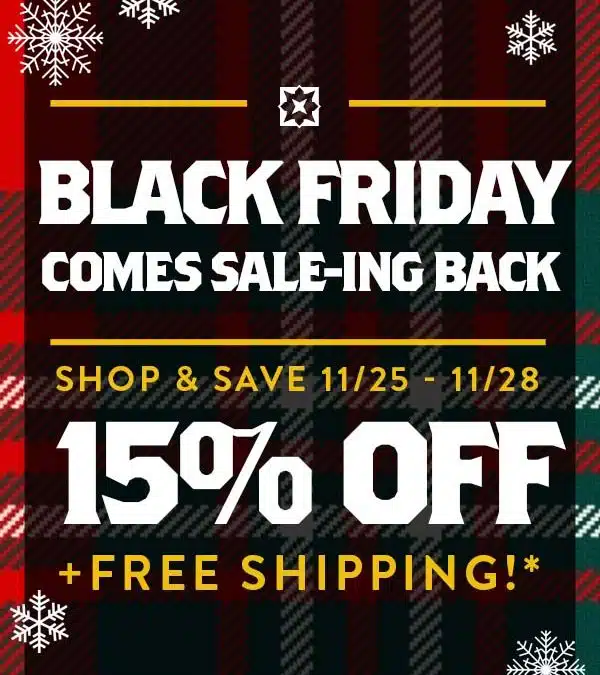 A Peek Inside Our Black Friday Sale