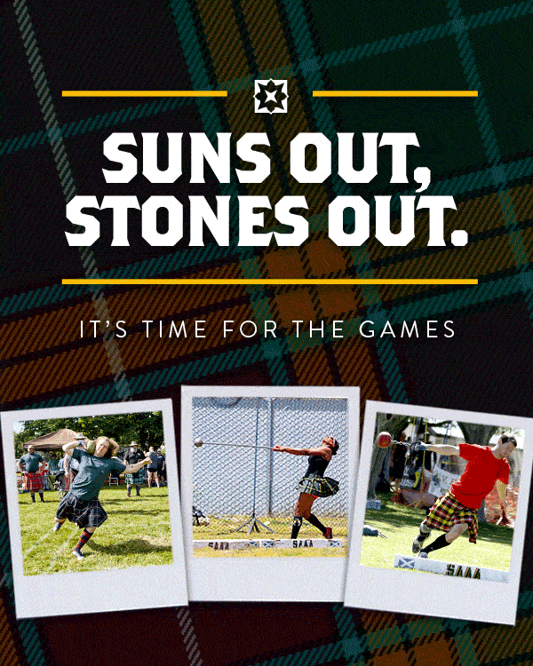 The Alaska Scottish Highland Games is just a (very, very heavy) stone’s throw away now, and we couldn’t be more excited to be joining the action as an official sponsor! Speaking of throwing stones, did you know that back in the early days boys would lift “manhood stones” to prove their strength and be considered fully grown men? Women didn’t have something similar, they were much smarter… and lived longer. But there you go, a little tidbit to help you sound the part while you look the part. Still after the perfect accessory to complete your Highland Games attire? Check out our Highland Games Guide.
