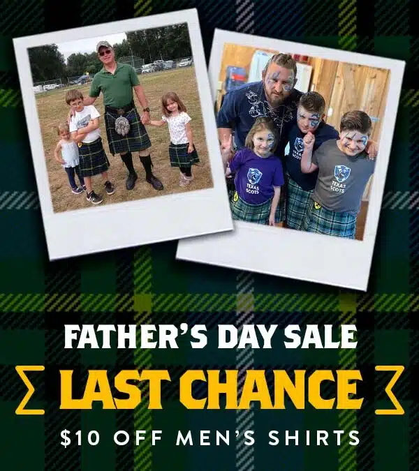 Get $10 off men’s shirts for Father’s Day!