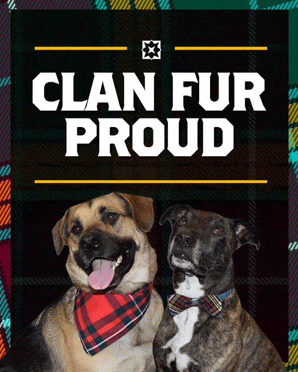 Everyone in your clan should be able to rep their tartan with pride… and that goes for your fur babies too! </p>
<p>Let your goodest boy roam the highlands in style with our pet bandanas. Suitable for pets of all sizes, our bandanas come in all available tartan styles, and are made from pet-friendly, hard wearing and machine washable materials. 