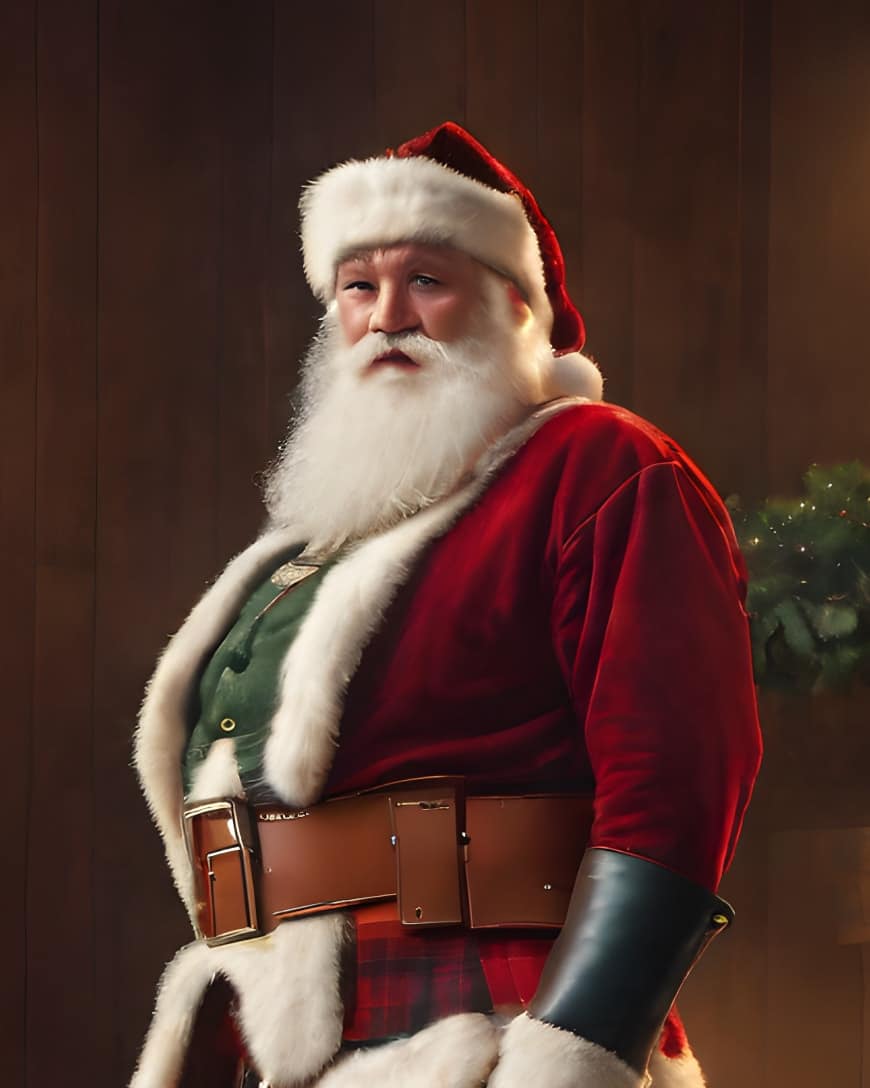 Illustration of Santa