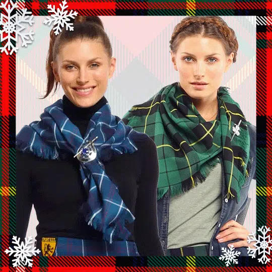 Versatile and cozy, the Fly Plaid doubles as an infinity scarf, adding a touch of Scottish heritage while keeping the chill at bay.