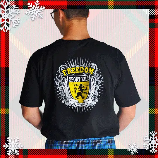 Wear your Sport Kilt pride with this bold and stylish shirt, a perfect complement to your favorite kilt for any outing.